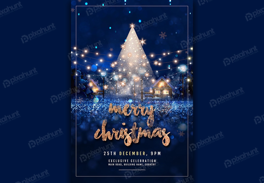 Merry Christmas Celebration Social Media Post