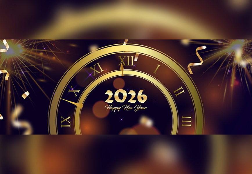 Vector Happy New Year Time Counting Facebook Cover Post Free Download