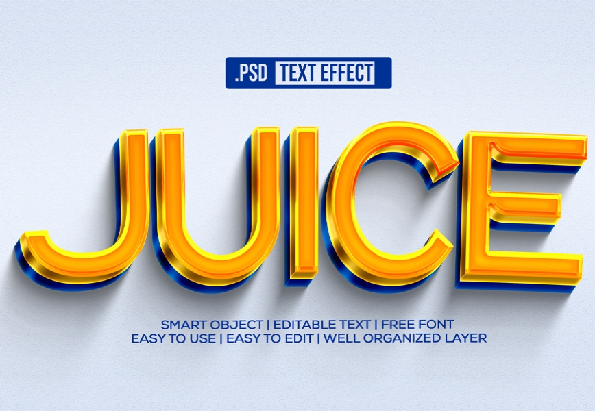 Free Download Juicing PSD text style effect | Add a Splash of Color to Your Designs with PSD Juice Text Style Effect Full PSD Shared by Pixahunt 
