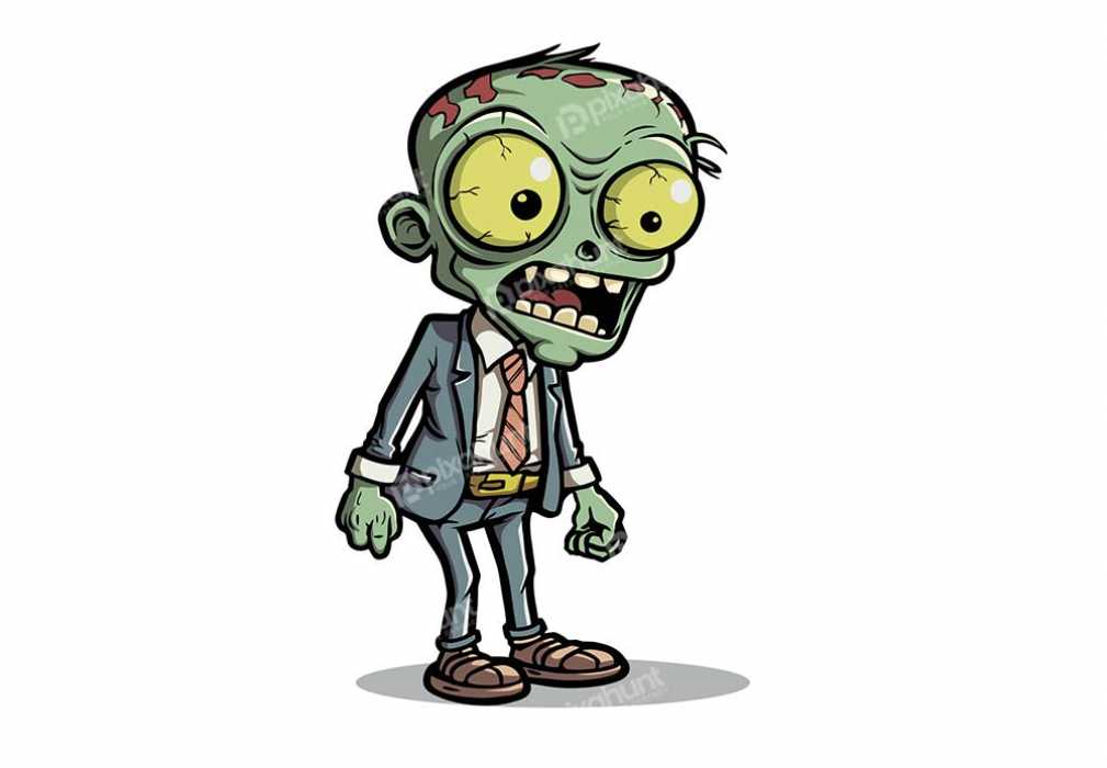 Free Download Illustration of zombies | Horrorthemed boy zombie art Full Vectors Shared by Pixahunt 