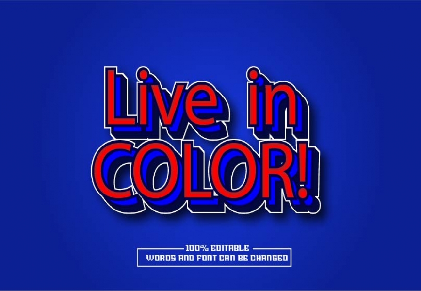Free Download Free Red And Blue Bold Typography Effect | Red And Blue Bold Text Effect Full PSD Shared by Pixahunt 
