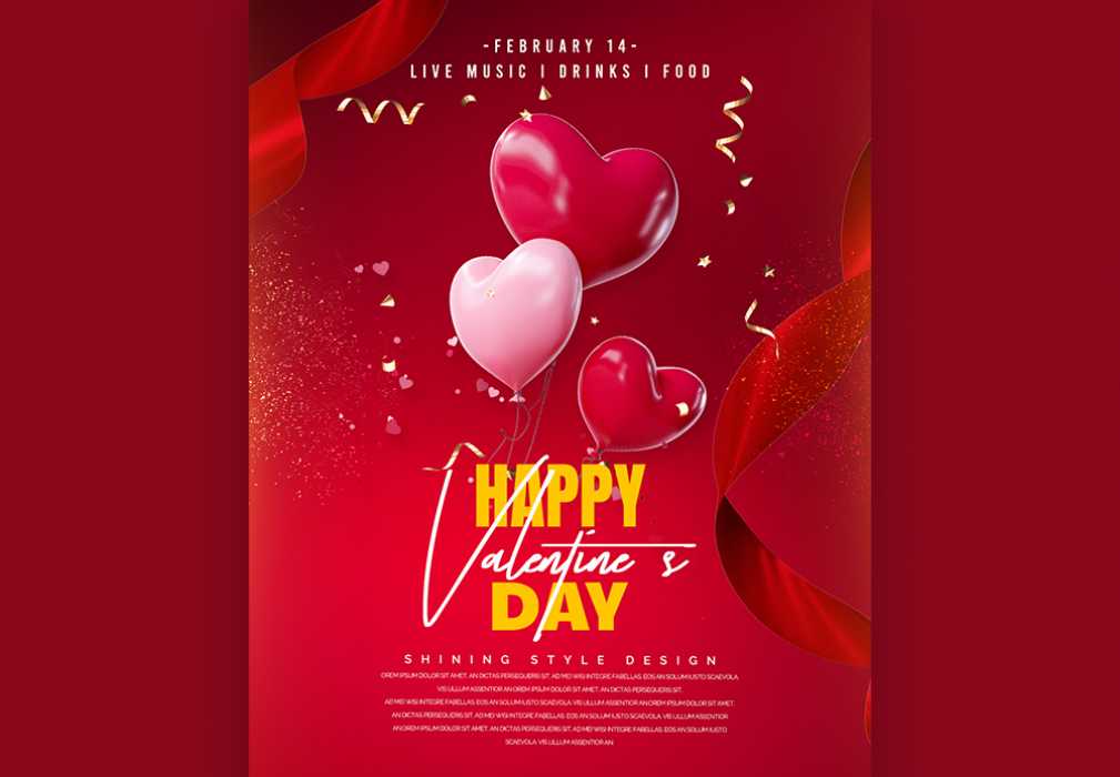 Free Download Happy Valentine Day DJ Club Social Media Post Full PSD Shared by Pixahunt 