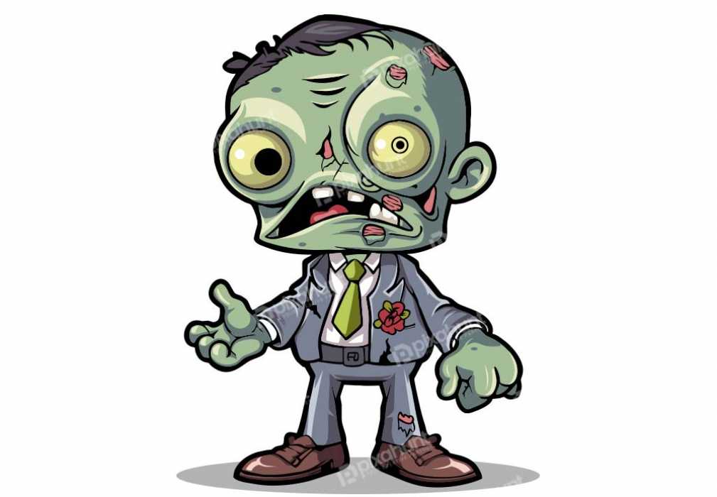 Free Download Undead fun Cartoon lively Zombie Character Illustration, spooky, halloween Full Vectors Shared by Pixahunt 