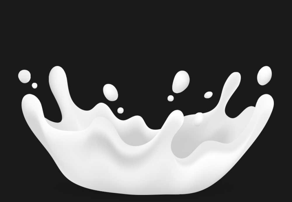 Free Realistic Liquid Splash Milk White | milk splash vactor
