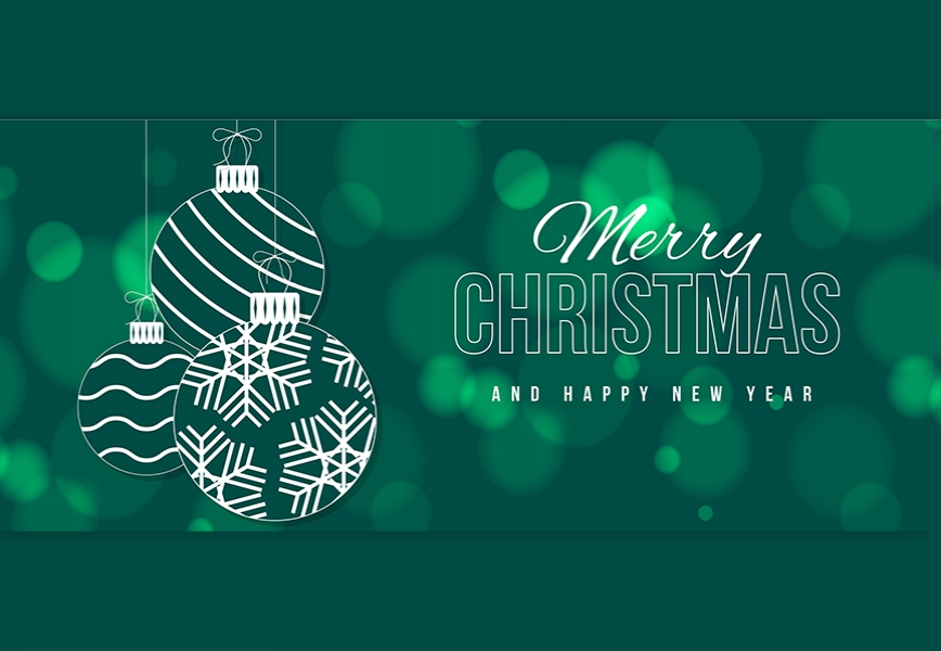 Free Download Vector Merry Christmas And Happy New Year Green Background Facebook Cover Free Download Full Vectors Shared by Pixahunt 