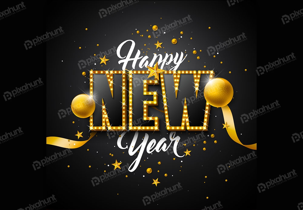 Free Download Happy New Year Social Media Ready Post Full Vectors Shared by Pixahunt 