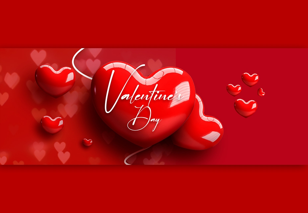 Free Download Valentines Day Facebook Cover Post Full PSD Shared by Pixahunt 
