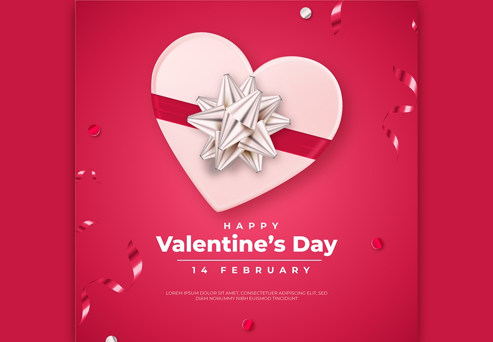 Free Download Valentines Day gift Social Media Post Full Vectors Shared by Pixahunt 