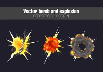 Collection of explosion effects