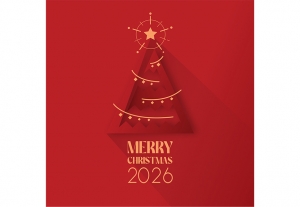 Vector Merry Christmas 2026 Social Media Post Free Download