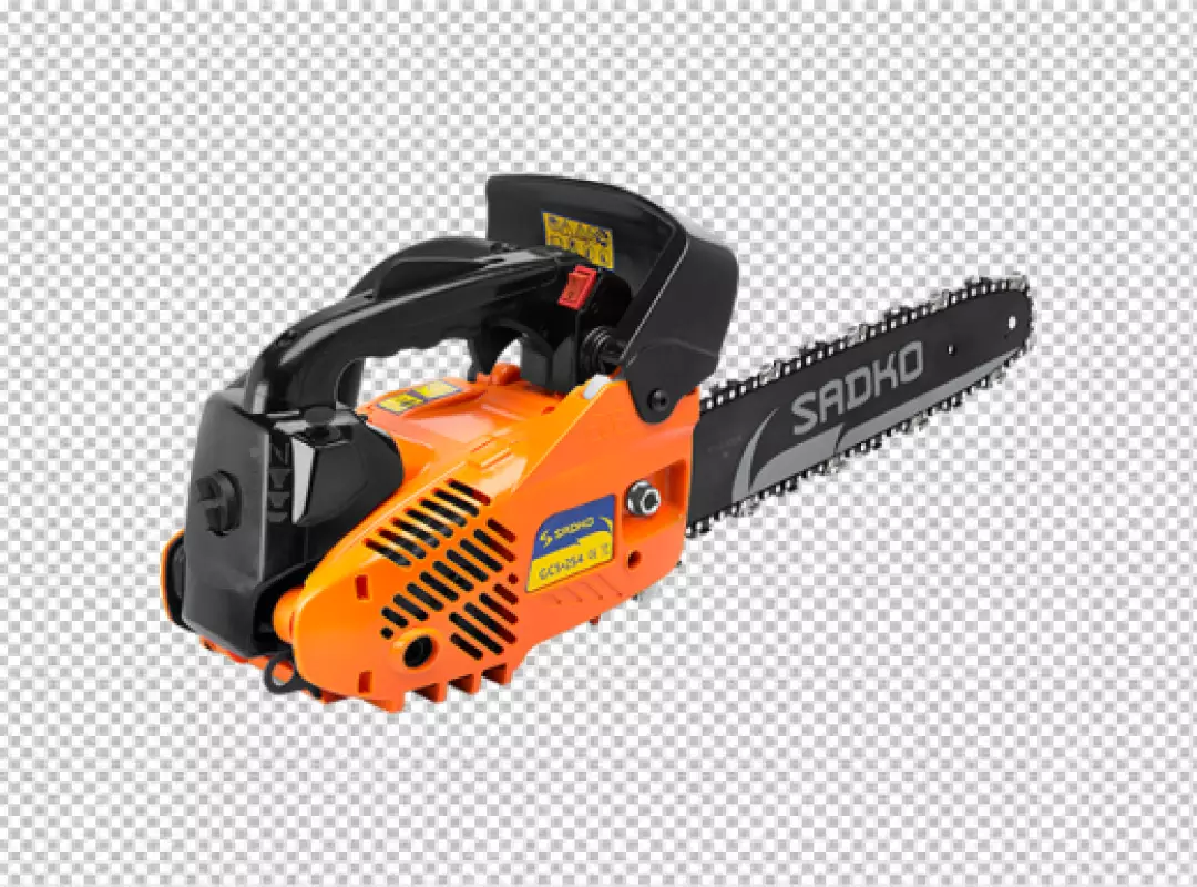 Free Premium PNG  electric chainsaw on png background
