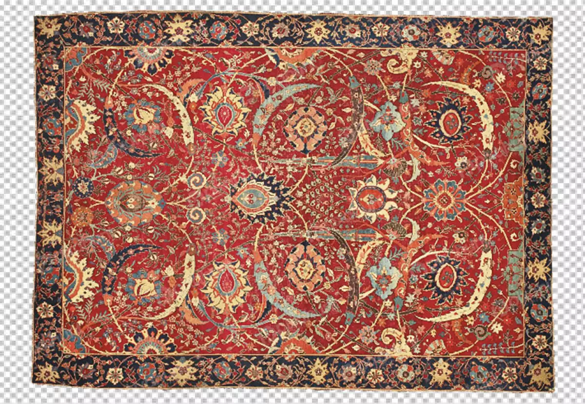Free Premium PNG  Turkish rug Handmade and decorative