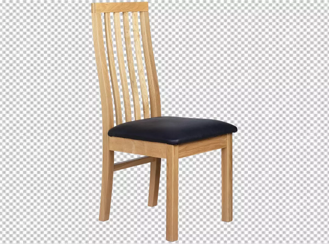 Free Premium PNG A brown chair with a brown back that says quot the back quot