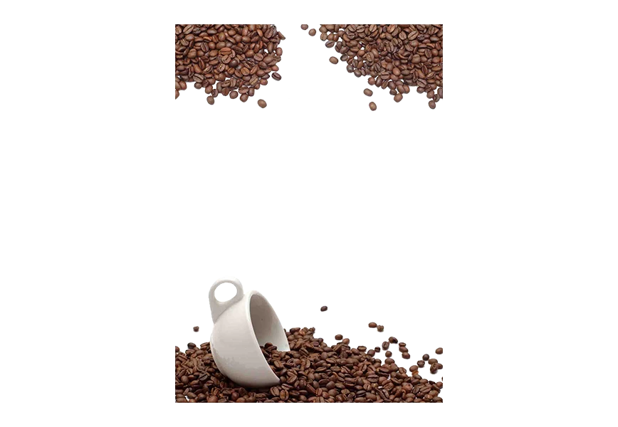 Free Premium PNG A lot of roasted coffee beans isolated on transparent background