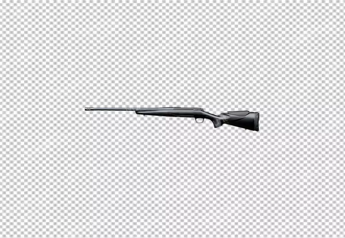 Free Premium PNG A rifle with a black strap that says'hunting'on it | that power full gun 