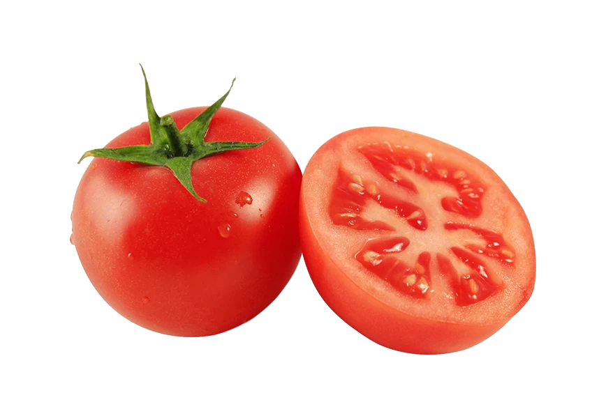 Free Premium PNG A tomato and a half of it