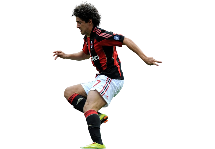 Free Premium PNG Alexandre Pato run to football passing