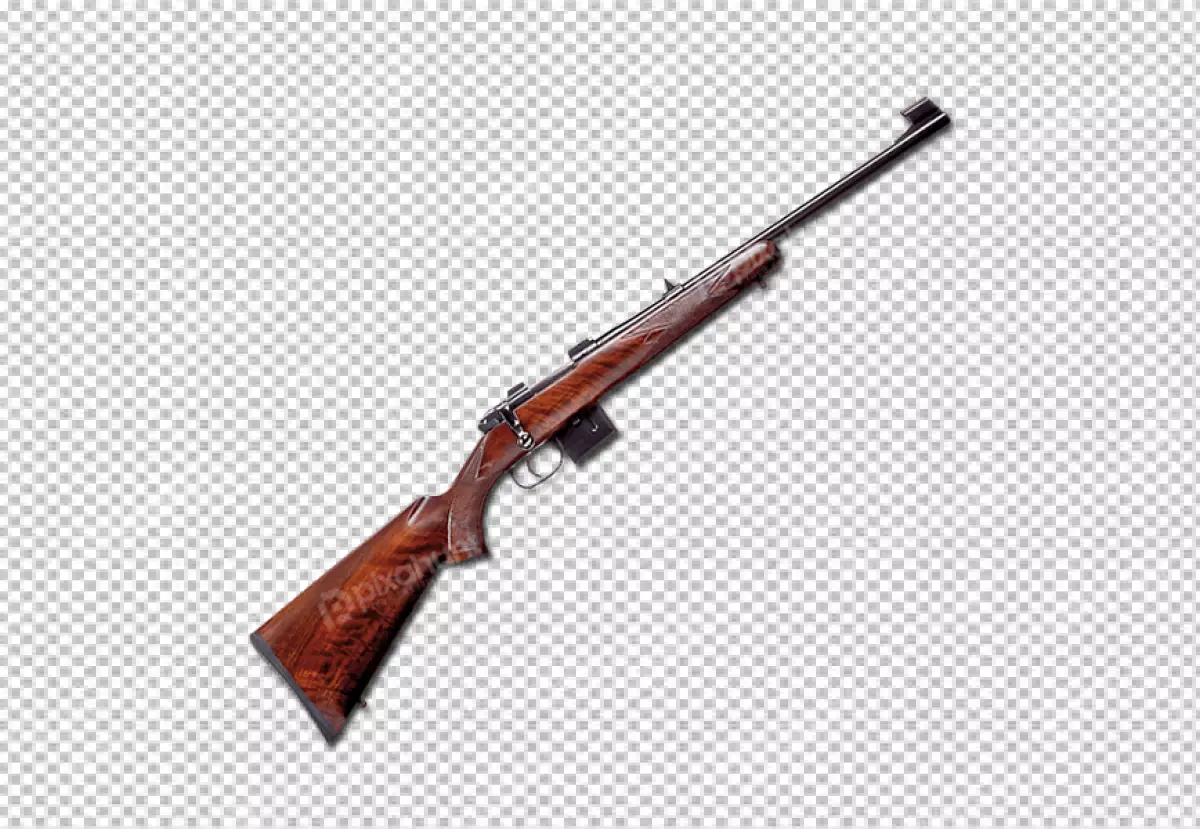 Free Premium PNG Antique Military Firearm on transparent Background