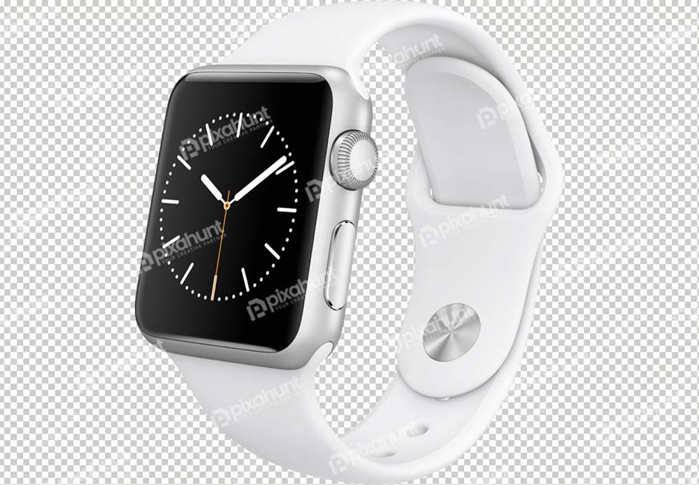 Free Premium PNG Apple Watch Series 3 Apple Watch Series 2 Apple Watch Sport Apple Watch Series 1, smart watch, white, electronics