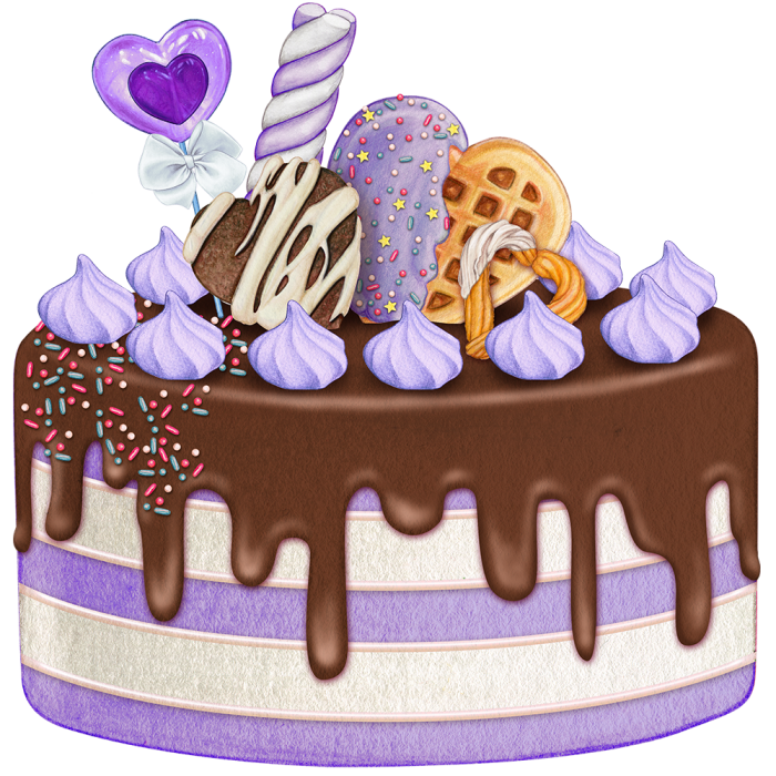 Free Premium PNG Beautiful celebration birthday cake design