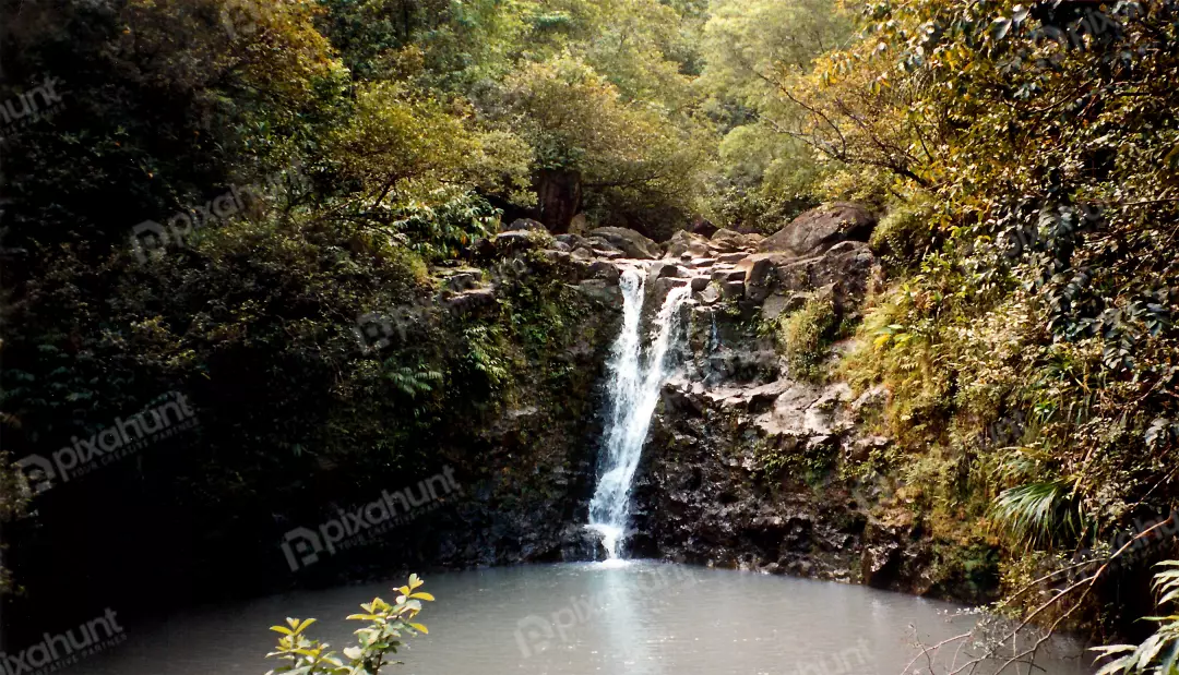 Free Premium Stock Photos Beautiful sapan waterfall in Khun Nan National Park, Nan Province, Thailand