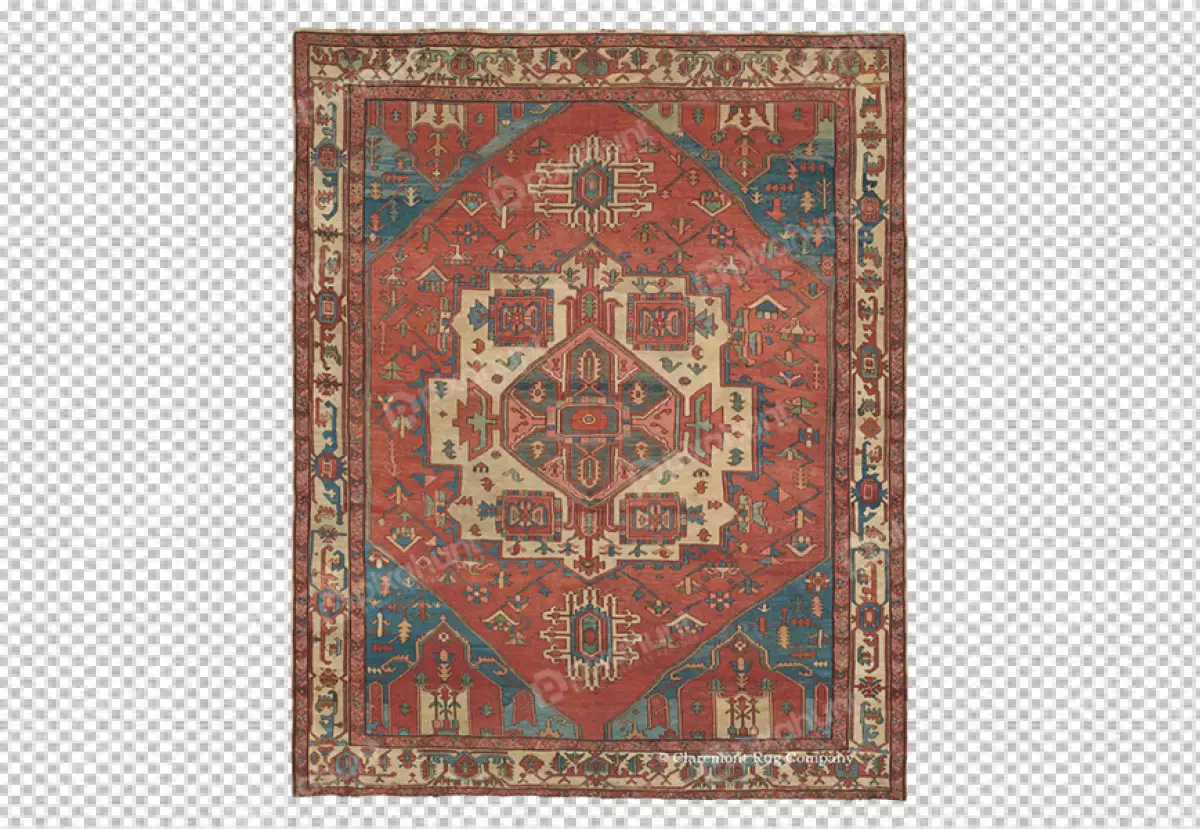 Free Premium PNG Beautiful vintage carpet design 99