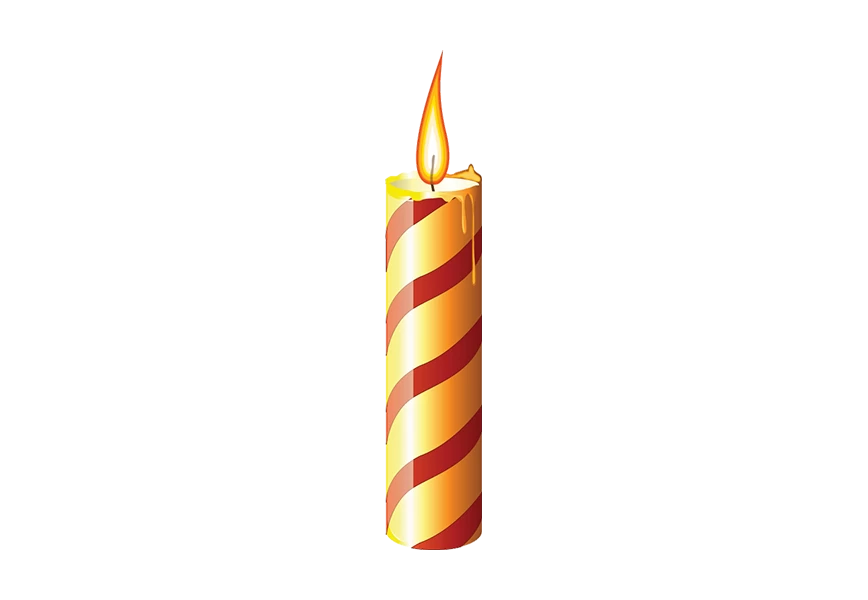 Free Premium PNG Birthday candle