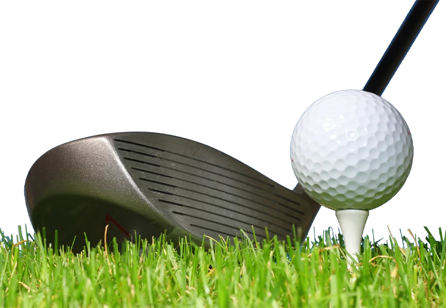 Free Premium PNG Black golf club and ball illustration | Golf ball Golf club Tee Wood
