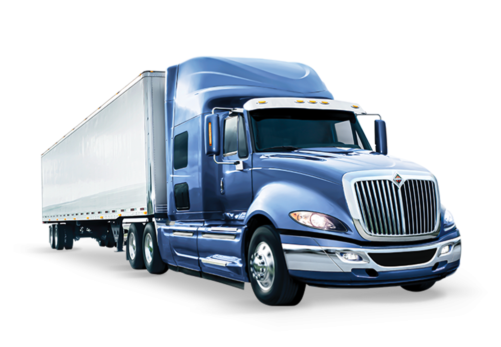 Free Premium PNG Blue Heavy Duty Truck PNG Background