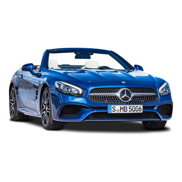 Free Premium PNG Blue Mercedes Benz SL Class Car