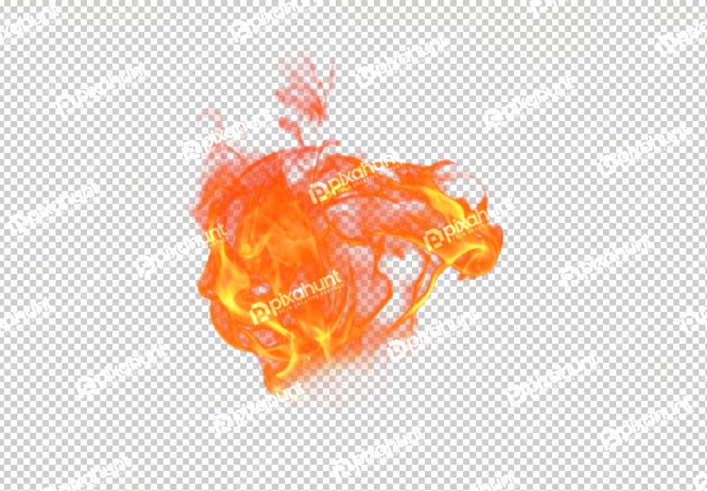 Free Premium PNG Blurred natural flame flame surface for flame