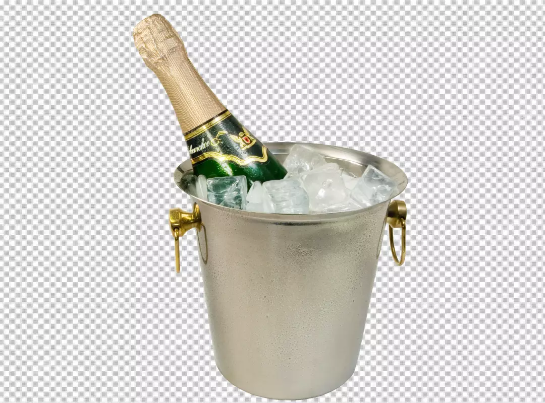 Free Premium PNG Bottle of the champagne isolated on PNG background