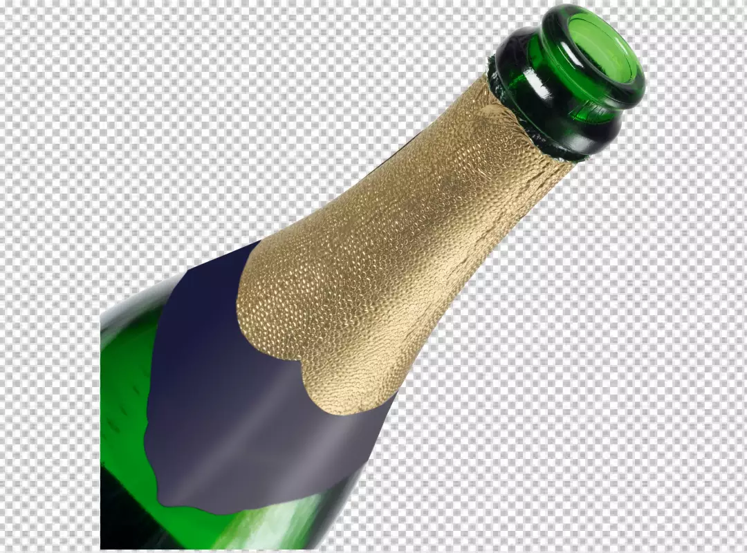 Free Premium PNG Bottle of white wine isolated on a png background