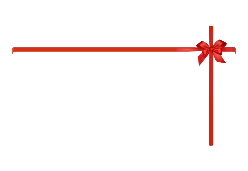 Free Premium PNG Bow for Large Presents