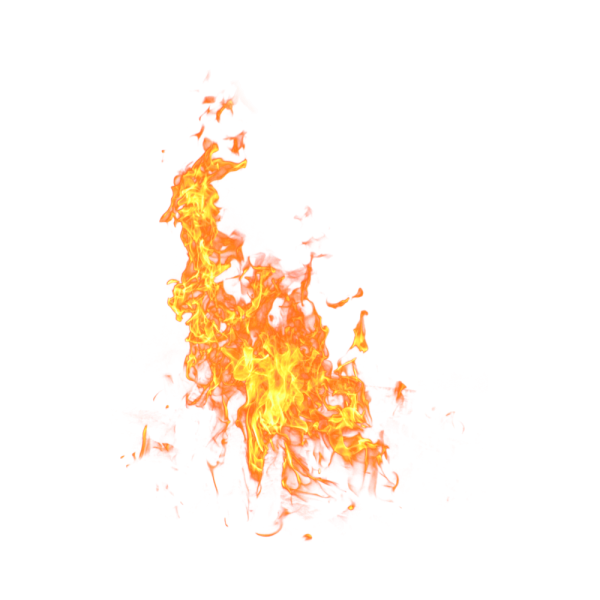 Free Premium PNG Bright Big Fire Flame