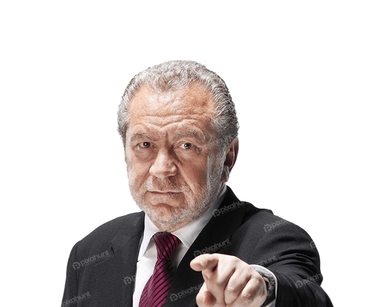 Free Premium PNG Businessman pointing in camera