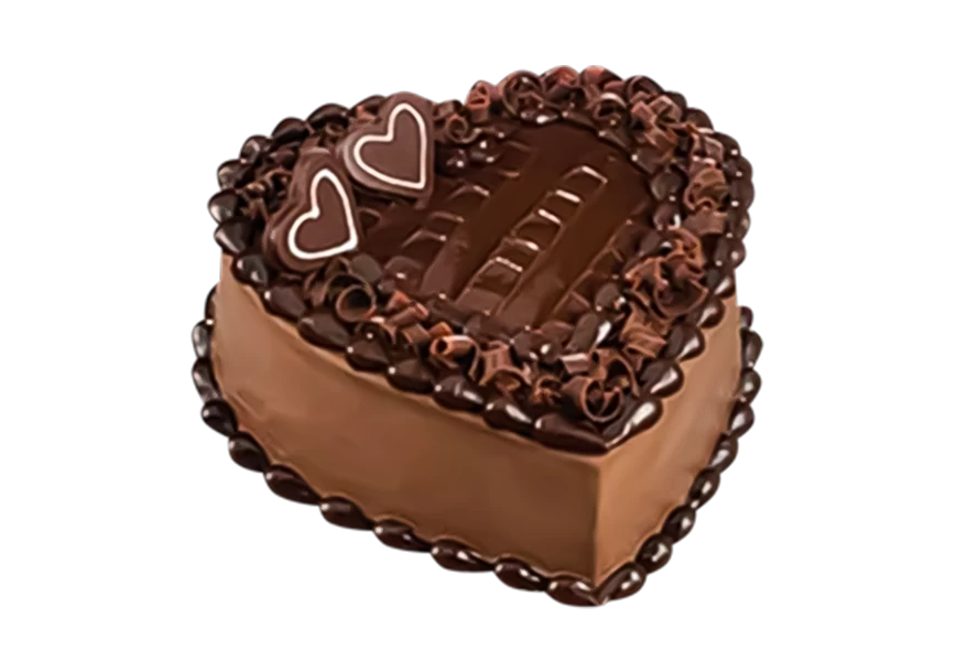 Free Premium PNG Cake poured with chocolate and decorated with different cookies on a transparent background