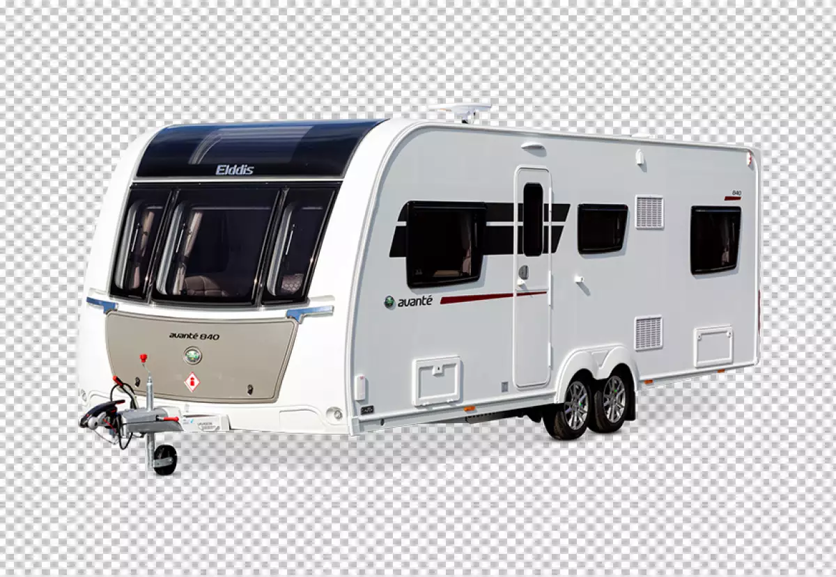 Free Premium PNG Camper van vehicle isolated transparent background 