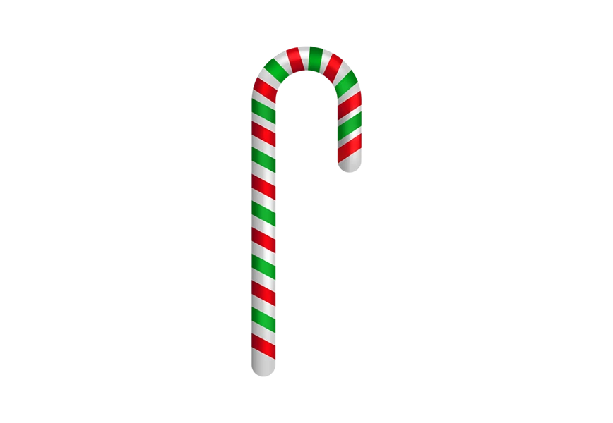 Free Premium PNG Candy cane christmas icon 3d rendering transparent background