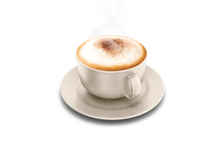 Free Premium PNG Cappuccino coffee cup on transparent background