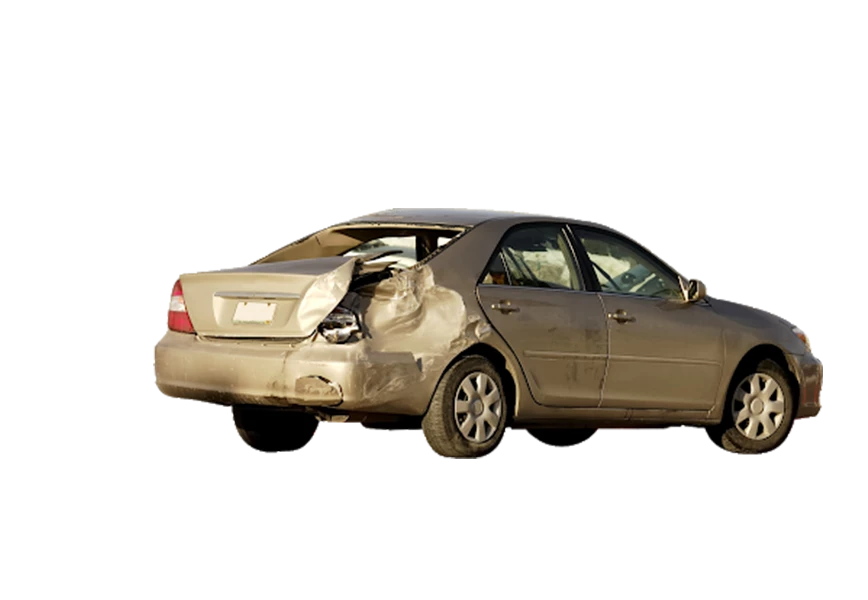 Free Premium PNG Car crash back side
