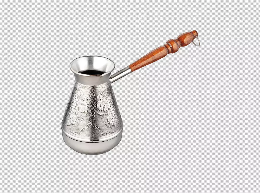 Free Premium PNG cezve coffee turk made of organic copper cezve to kitchen copper turk for real gourmet coffee at cezve transparent background