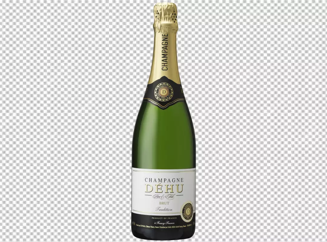 Free Premium PNG champagne and bottle transparent background 