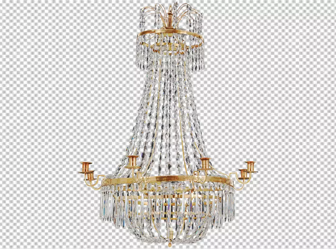 Free Premium PNG chandelier for the interior isolated on png  background