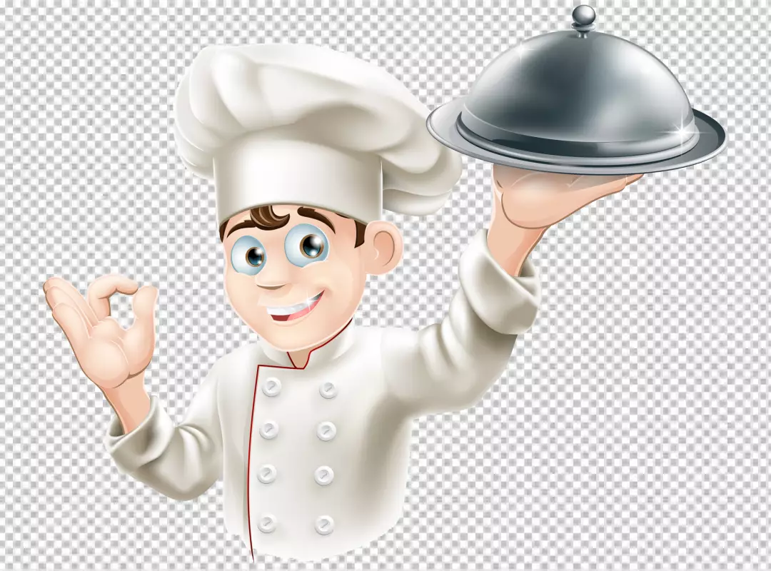 Free Premium PNG Chef 3d icon transparent background 