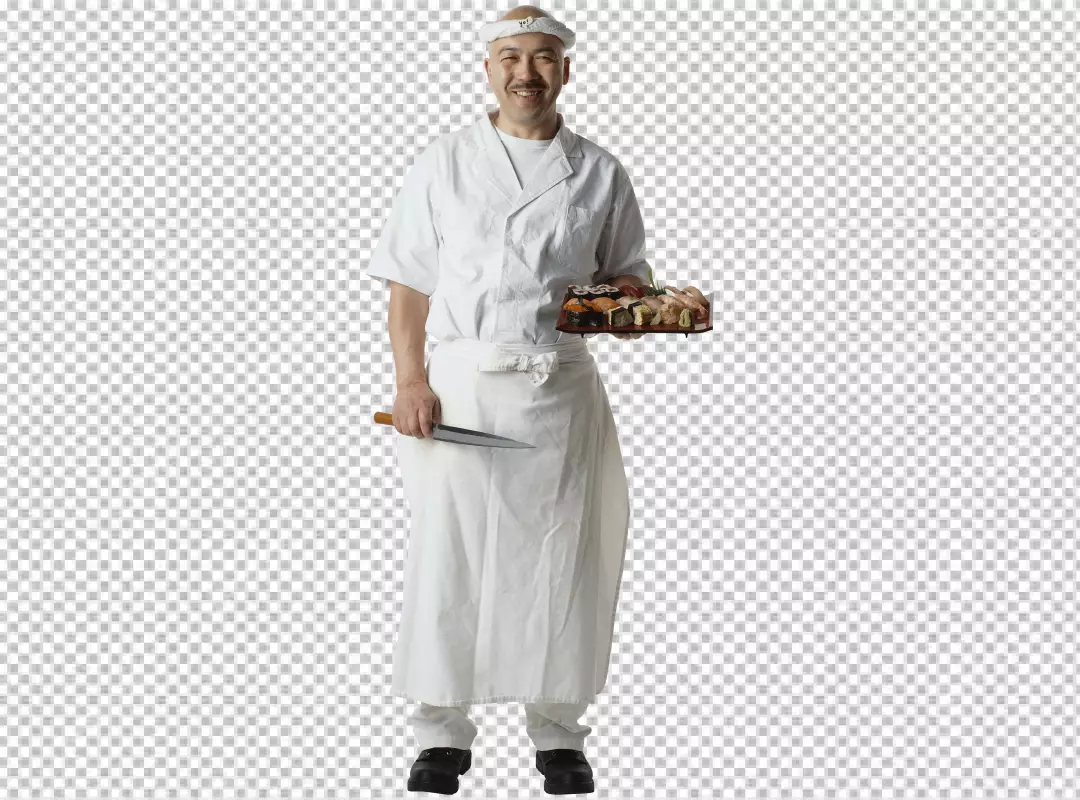 Free Premium PNG Chef Crossed Arms Isolated on Transparent Background