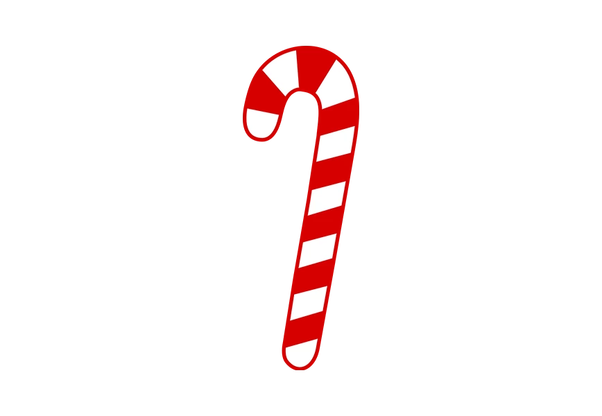 Free Premium PNG Christmas Candy Cane isolated on transparent background