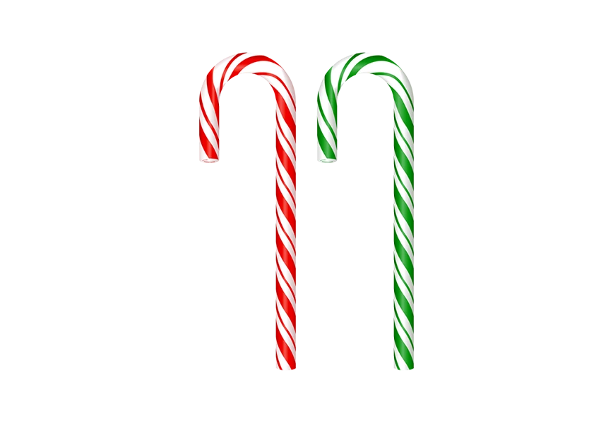 Free Premium PNG Christmas candy canes transparent background