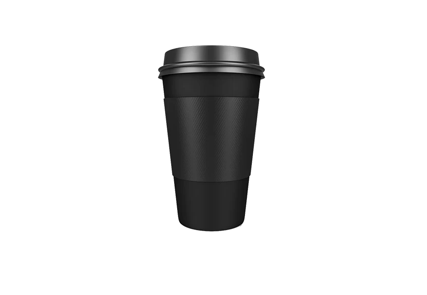 Free Premium PNG Coffee realistic take away isolated image