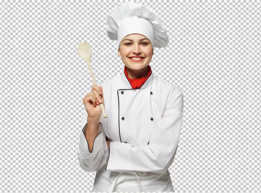 Free Premium PNG Cooking, profession and people concept - happy male chef cook inviting 